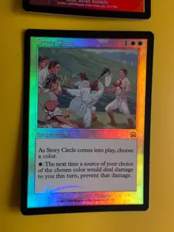 Sizzle & Story Circle Mercadian Masques. FOIL. Magic the Gathering Card. - Image 2