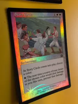 Sizzle & Story Circle Mercadian Masques. FOIL. Magic the Gathering Card. - Image 5