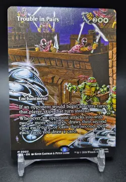 Trouble In Paris Borderless Mtg Teenage Mutant Ninja Turtles Mythic 0003 - Image 1