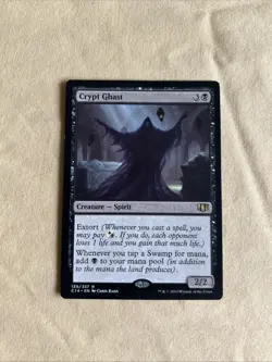 Magic The Gathering-Crypt Ghast-Creature Spirit MTG 2014 - Image 1