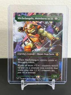 MTG Mutant Ninja Turtles Michelangelo, Weirdness to 11 (Borderless) TMNT (TMT) - Image 1