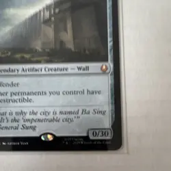 Magic: The Gathering The Walls of Ba Sing Se Legendary Artifact Avatar - Image 5