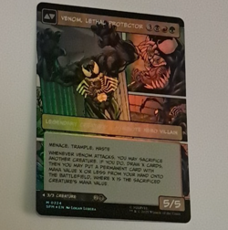 Eddie Brock / Venom Showcase FOIL NM /M Marvel Spiderman MTG MAGIC THE GATHERING - Image 2