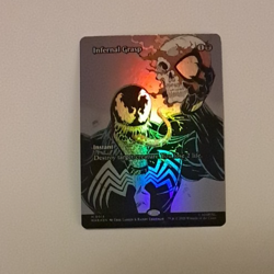 Infernal Grasp FOIL Comic Poster NM Marvel Spiderman MTG MAGIC THE GATHERING - Image 1