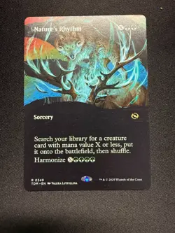 Nature's Rhythm - Borderless - NM - Tarkir Dragonstorm MtG - Image 1