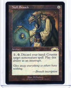 MTG Magic The Gathering Null Brooch Exodus Regular 1998 TCG - Image 1
