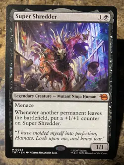 MTG TCG TMNT Super Shredder 0083 Regular Mythic - Image 1