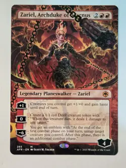 MTG Zariel, Archduke of Avernus AFR 285 Regular Mythic - Image 2