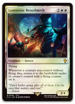 Luminous Broodmoth (Surge Foil) #246 (NM) Final Fantasy FIC Magic MTG - Image 1