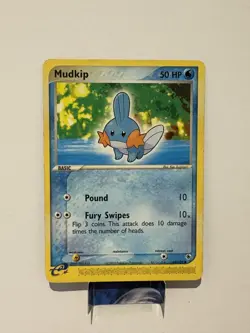 POKEMON MUDKIP #60/109 COMMON EX RUBY & SAPPHIRE LP CARD - Image 1