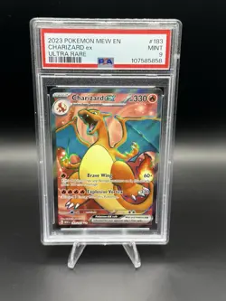 2023 Pokemon Mew En Charizard Ex 183/165 PSA 9 - Image 1