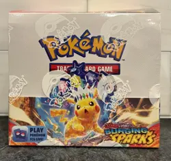 Pokemon TCG Scarlet & Violet Surging-Sparks Booster Display Box, SEALED, IN HAND - Image 1