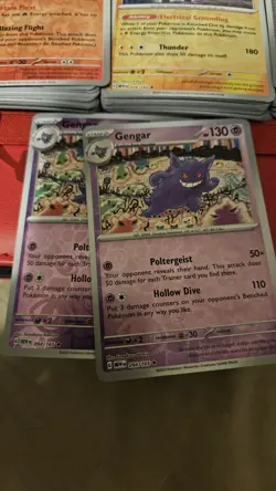 500 Reverse Holo Lot Pokemon 151 Gengar Mewtwo Vaporeon Metapod Snorlax Gyarados - Image 2