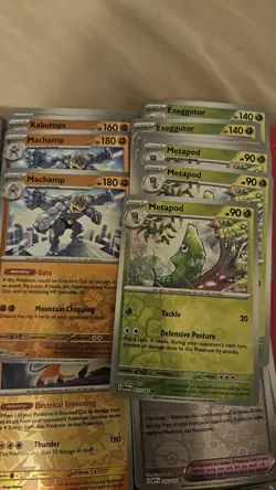 500 Reverse Holo Lot Pokemon 151 Gengar Mewtwo Vaporeon Metapod Snorlax Gyarados - Image 4