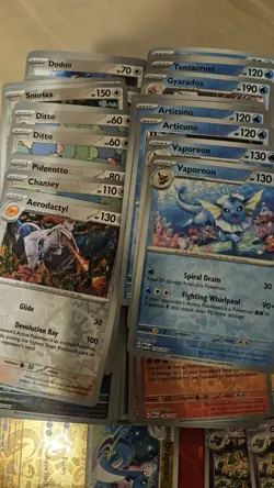 500 Reverse Holo Lot Pokemon 151 Gengar Mewtwo Vaporeon Metapod Snorlax Gyarados - Image 5