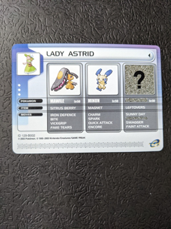 Pokemon Battle-e Card - Lady Astrid - Pokemon Ruby/Sapphire e-Reader Card - Image 1