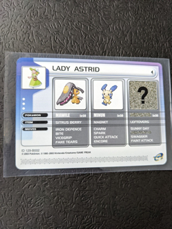 Pokemon Battle-e Card - Lady Astrid - Pokemon Ruby/Sapphire e-Reader Card - Image 3