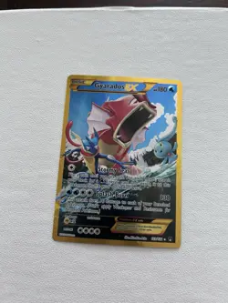 Pokemon TCG Gyarados EX 123/122 XY Breakpoint 2016 Secret Holo Rare - Image 1