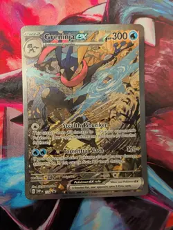 Greninja ex SVP132 Pokemon Scarlet & Violet Black Star Promo Pokemon TCG NM - Image 1