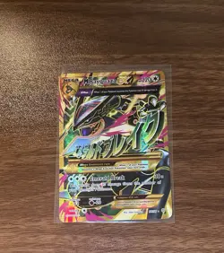 Pokemon M Rayquaza EX Full Art Ultra Rare Holo Dragon XY Ancient Origins 98/98 - Image 1