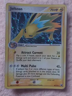 Jolteon 8/115 Unseen Forces Holo Pokemon Card - Image 1