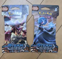 Pokemon TCG Steam siege Booster Pack -2 Packs - Image 1