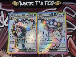 Pokemon Prismatic Evolutions - SVP175 Espeon / SVP176 Umbreon - Promo - NM/M - Image 1