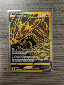 Pokemon TCG Eternatus v SV121/SV122 Shining Fates Gold Ultra Rare - Image 1