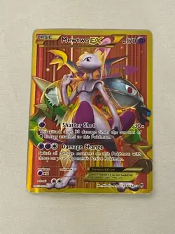 Pokemon Mewtwo EX Secret Rare Full Art Breakthrough 164/162 - Image 1