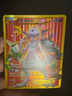 Pokemon Mewtwo EX Secret Rare Full Art Breakthrough 164/162 - Image 2