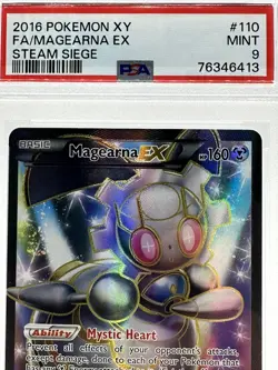 2016 Pokemon XY Magearna EX 110/114 Steam Siege MT PSA 9 - Image 2