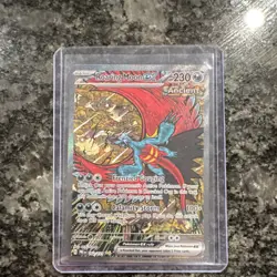 Pokemon Roaring Moon EX Full Art Holo Rare 162/131 Prismatic Evolutions 230 HP - Image 1