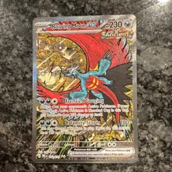 Pokemon Roaring Moon EX Full Art Holo Rare 162/131 Prismatic Evolutions 230 HP - Image 3