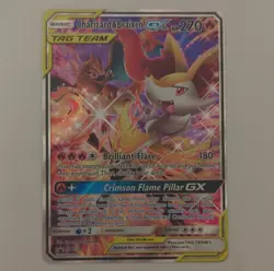 Pokemon Charizard & Braixen GX TAG TEAM Holo Promo SM230 SM English - Image 1