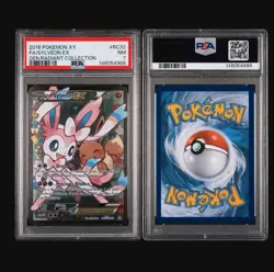 2016 POKEMON XY GENERATIONS RADIANT COLL #RC32 FULL ART/SYLVEON EX PSA 7 - Image 3