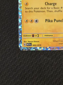 Pikachu 002/015 McDonald's Promos 2024 Holo POKEMON NM/M!! - Image 5