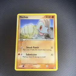 Machop 53/108 Common EX Power Keepers Pokemon - Image 1