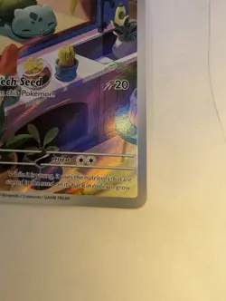 Pokemon Stellar Crown Bulbasaur 143/142 Illustration Rare IR NM Near Mint - Image 3