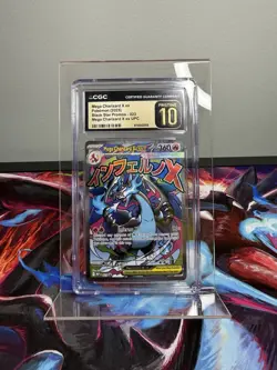 Mega Charizard X EX Black Star Pokemon TCG Phantasmal Flames 023 CGC 10 Pristine - Image 1