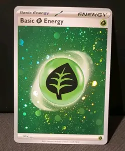 POKEMON 151 HD HOLO GRASS/LEAF ENERGY NM CONDITION - Image 1