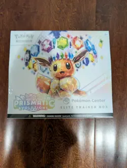 Pokemon Prismatic Evolutions Elite Trainer Box Pokemon Center Eddition - Image 1