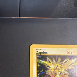 Pokemon TCG Zapdos Base Set Shadowless Holo Rare 16/102 90 HP 1999 English - Image 2