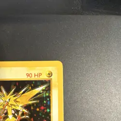 Pokemon TCG Zapdos Base Set Shadowless Holo Rare 16/102 90 HP 1999 English - Image 3