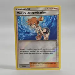 Pokemon Misty's Determination 62/68 Hidden Fates Reverse Holo NM - Image 2