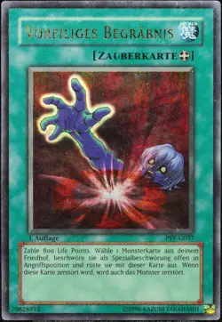 Yu-Gi-Oh! Voreiliges Begrabnis PSV-G037 1.Edition (1st) Ultra Rare [LP]| DE 2002 - Image 1