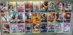 One Piece TCG 27 Card Lot Japanese Alt Arts, SECs, SRs NM - Image 1