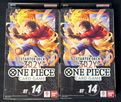x2 One Piece CCG Monkey D Luffy ST-14 Starter Deck Sealed New BANDAI ENGLISH - Image 1
