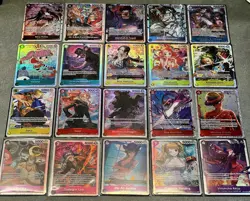 One Piece TCG 20 Card Lot English All SRs No Dups NM - Image 1