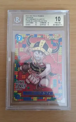 2025 One Piece Day '25 Promos JPN P-110 Monkey D. Luffy BGS 10 - Image 1