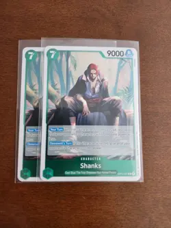 2x OP14-027 Shanks R Rare One Piece TCG NM Canadian Seller - Image 1